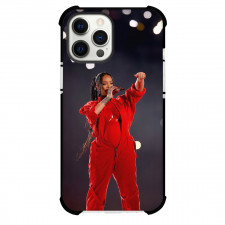 Rihanna Phone Case For iPhone Samsung Galaxy Pixel OnePlus Vivo Xiaomi Asus Sony Motorola Nokia - Rihanna Wears Red Dress And To Perform Lift Me Up At The Oscar Poster