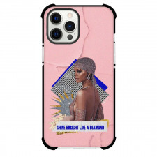 Rihanna Phone Case For iPhone And Samsung Galaxy - Rihanna Shine Bright Like A Diamond Side Portrait