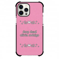 Olivia Rodrigo Phone Case For iPhone Samsung Galaxy Pixel OnePlus Vivo Xiaomi Asus Sony Motorola Nokia - Olivia Rodrigo Drop Dead Pink Aesthetic Text Minimal Poster
