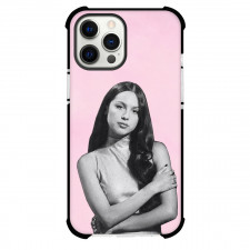 Olivia Rodrigo Phone Case For iPhone Samsung Galaxy Pixel OnePlus Vivo Xiaomi Asus Sony Motorola Nokia - Olivia Rodrigo Holds Arms Pink Background Poster