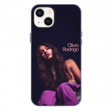 Olivia Rodrigo Phone Case For iPhone Samsung Galaxy Pixel OnePlus Vivo Xiaomi Asus Sony Motorola Nokia - Olivia Rodrigo With Long Hair Sitting On Dark Background