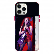 Olivia Rodrigo Phone Case For iPhone Samsung Galaxy Pixel OnePlus Vivo Xiaomi Asus Sony Motorola Nokia - Olivia Rodrigo Red Dress Guitar Performance Poster