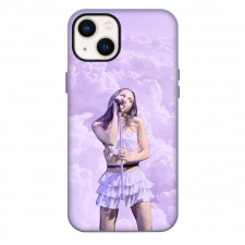 Olivia Rodrigo Phone Case For iPhone Samsung Galaxy Pixel OnePlus Vivo Xiaomi Asus Sony Motorola Nokia - Olivia Rodrigo Singing On Purple Cloud Background