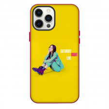 Olivia Rodrigo Phone Case For iPhone Samsung Galaxy Pixel OnePlus Vivo Xiaomi Asus Sony Motorola Nokia - Olivia Rodrigo Sitting On Yellow Background