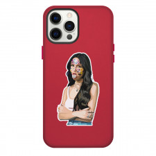 Olivia Rodrigo Phone Case For iPhone Samsung Galaxy Pixel OnePlus Vivo Xiaomi Asus Sony Motorola Nokia - Olivia Rodrigo Tongue And Face Covered With Sticker Illustration Sticker Art
