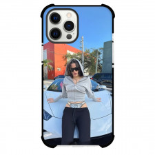 Rosalia Phone Case For iPhone Samsung Galaxy Pixel OnePlus Vivo Xiaomi Asus Sony Motorola Nokia - Rosalia Leaning On Sports Car Pose
