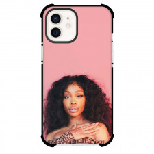 SZA Phone Case For iPhone Samsung Galaxy Pixel OnePlus Vivo Xiaomi Asus Sony Motorola Nokia - SZA Portrait On Pink Background
