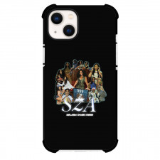 SZA Phone Case For iPhone Samsung Galaxy Pixel OnePlus Vivo Xiaomi Asus Sony Motorola Nokia - SZA Solana Imani Rowe Collage Sticker On Black Background