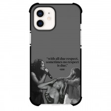 SZA Phone Case For iPhone Samsung Galaxy Pixel OnePlus Vivo Xiaomi Asus Sony Motorola Nokia - SZA With All Due Respect Lyrics Grayscale Poster