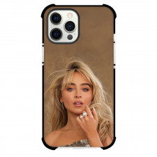 Sabrina Carpenter Phone Case For iPhone Samsung Galaxy Pixel OnePlus Vivo Xiaomi Asus Sony Motorola Nokia - Front Portrait Brown Background