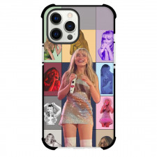 Sabrina Carpenter Phone Case For iPhone Samsung Galaxy Pixel OnePlus Vivo Xiaomi Asus Sony Motorola Nokia - Sabrina Carpenter Holding Microphone And Smiling Poster