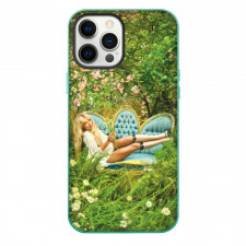 Sabrina Carpenter Phone Case For iPhone Samsung Galaxy Pixel OnePlus Vivo Xiaomi Asus Sony Motorola Nokia - Sabrina Carpenter Rolling Stone Magazine Leaning On A Coach In Forest Poster