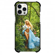 Sabrina Carpenter Phone Case For iPhone Samsung Galaxy Pixel OnePlus Vivo Xiaomi Asus Sony Motorola Nokia - Sabrina Carpenter Rolling Stone Magazine Swinging In Forest Poster
