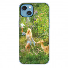 Sabrina Carpenter Phone Case For iPhone Samsung Galaxy Pixel OnePlus Vivo Xiaomi Asus Sony Motorola Nokia - Sabrina Carpenter Rolling Stone Magazine Walking With Deer In Forest Poster