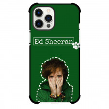 Ed Sheeran Phone Case For iPhone Samsung Galaxy Pixel OnePlus Vivo Xiaomi Asus Sony Motorola Nokia - Ed Sheeran Green Background Poster