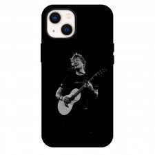 Ed Sheeran Phone Case For iPhone Samsung Galaxy Pixel OnePlus Vivo Xiaomi Asus Sony Motorola Nokia - Ed Sheeran Playing Guitar And Singing Black And White Picture