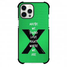 Ed Sheeran Phone Case For iPhone Samsung Galaxy Pixel OnePlus Vivo Xiaomi Asus Sony Motorola Nokia - Ed Sheeran X Album Song Quote May Be We found Love Poster