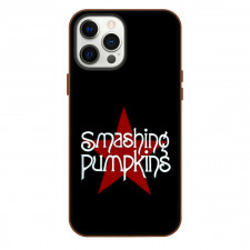 Smashing Pumpkins Phone Case For iPhone Samsung Galaxy Pixel OnePlus Vivo Xiaomi Asus Sony Motorola Nokia - Red Star Band Wordmark