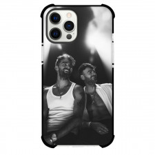 The Chainsmokers Phone Case For iPhone Samsung Galaxy Pixel OnePlus Vivo Xiaomi Asus Sony Motorola Nokia - The Chainsmokers Portrait Laughing Greyscale