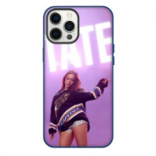 Tate McRae Phone Case For iPhone Samsung Galaxy Pixel OnePlus Vivo Xiaomi Asus Sony Motorola Nokia - Tate McRae Dancing Pose Pink Background