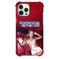 Tate McRae Phone Case For iPhone Samsung Galaxy Pixel OnePlus Vivo Xiaomi Asus Sony Motorola Nokia - Tate McRae Eyes Closed Portrait Red Car Background