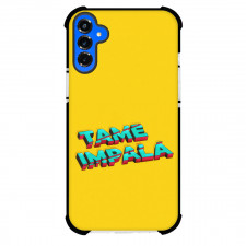 Tame Impala Phone Case For iPhone Samsung Galaxy Pixel OnePlus Vivo Xiaomi Asus Sony Motorola Nokia - Tame Impala 3D Cut Text on Plain Yellow Background