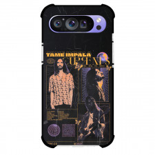 Tame Impala Phone Case For iPhone Samsung Galaxy Pixel OnePlus Vivo Xiaomi Asus Sony Motorola Nokia - Tame Impala Currents Retro Poster Black Marble
