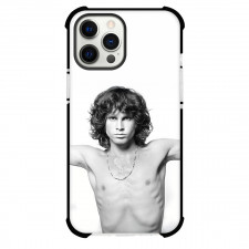 Jim Morrison Phone Case For iPhone Samsung Galaxy Pixel OnePlus Vivo Xiaomi Asus Sony Motorola Nokia - Jim Morrison Greyscale Portrait