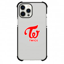 Twice Phone Case For iPhone Samsung Galaxy Pixel OnePlus Vivo Xiaomi Asus Sony Motorola Nokia - Twice Red Logo Sticker