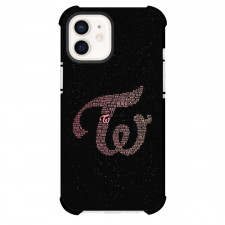 Twice Phone Case For iPhone Samsung Galaxy Pixel OnePlus Vivo Xiaomi Asus Sony Motorola Nokia - Twice WordArt Logo On Black Background