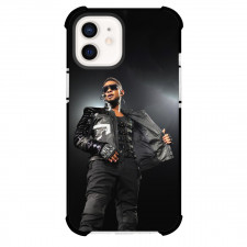 Usher Phone Case For iPhone Samsung Galaxy Pixel OnePlus Vivo Xiaomi Asus Sony Motorola Nokia - Usher Wears Black Outfit In A Concert Poster