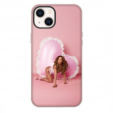 Victoria Monet Phone Case For iPhone Samsung Galaxy Pixel OnePlus Vivo Xiaomi Asus Sony Motorola Nokia - Victoria Monet Pink Heart Valentines Photoshoot Poster