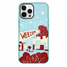 Weezer Phone Case For iPhone Samsung Galaxy Pixel OnePlus Vivo Xiaomi Asus Sony Motorola Nokia - Godzilla Cartoon Art Poster