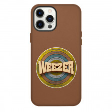 Weezer Phone Case For iPhone Samsung Galaxy Pixel OnePlus Vivo Xiaomi Asus Sony Motorola Nokia - Vintage Circle Logo Sticker