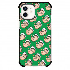 Popeye Phone Case For iPhone Samsung Galaxy Pixel OnePlus Vivo Xiaomi Asus Sony Motorola Nokia - Popeye Face Portrait Pattern Art Green Background
