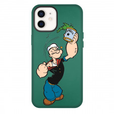 Popeye Phone Case For iPhone Samsung Galaxy Pixel OnePlus Vivo Xiaomi Asus Sony Motorola Nokia - Popeye Grumpy Holding Spinach