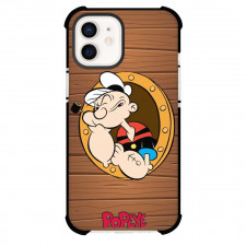 Popeye Phone Case For iPhone Samsung Galaxy Pixel OnePlus Vivo Xiaomi Asus Sony Motorola Nokia - Popeye Head Art in Wood Bacground