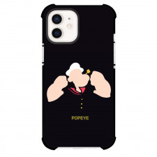 Popeye Phone Case For iPhone Samsung Galaxy Pixel OnePlus Vivo Xiaomi Asus Sony Motorola Nokia - Popeye Icon Art Black Background