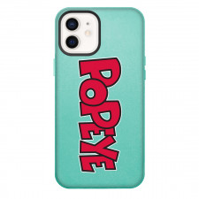 Popeye Phone Case For iPhone Samsung Galaxy Pixel OnePlus Vivo Xiaomi Asus Sony Motorola Nokia - Popeye Red Logo Black Highlight