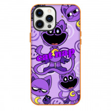 Poppy Play Time Catnap Phone Case For iPhone Samsung Galaxy Pixel OnePlus Vivo Xiaomi Asus Sony Motorola Nokia - Catnap Smiling Portrait Collage Poster