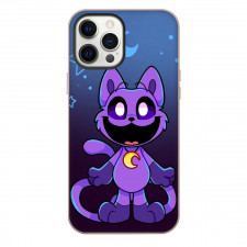 Poppy Play Time Catnap Phone Case For iPhone Samsung Galaxy Pixel OnePlus Vivo Xiaomi Asus Sony Motorola Nokia - Catnap Smiling Portrait Moon Star Poster