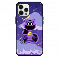 Poppy Play Time Catnap Phone Case For iPhone Samsung Galaxy Pixel OnePlus Vivo Xiaomi Asus Sony Motorola Nokia - Catnap Smiling Portrait Pixel Background