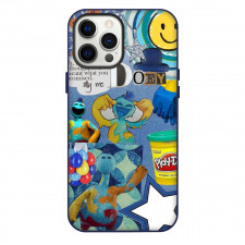 Poppy Play Time Doey Phone Case For iPhone Samsung Galaxy Pixel OnePlus Vivo Xiaomi Asus Sony Motorola Nokia - Doey Play Doh Collage Poster