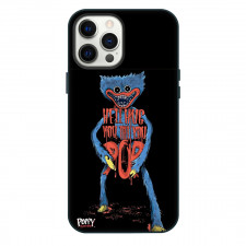 Poppy Play Time Huggy Wuggy Phone Case For iPhone Samsung Galaxy Pixel OnePlus Vivo Xiaomi Asus Sony Motorola Nokia - Huggy Wuggy He'll Hug You Till You Pop Quote