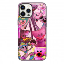 Poppy Play Time Kissy Missy Phone Case For iPhone Samsung Galaxy Pixel OnePlus Vivo Xiaomi Asus Sony Motorola Nokia - Kissy Missy Pink Characters Collage Cartoon Art