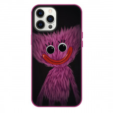 Poppy Play Time Kissy Missy Phone Case For iPhone Samsung Galaxy Pixel OnePlus Vivo Xiaomi Asus Sony Motorola Nokia - Kissy Missy Smiling Portrait Digital Art On Black Background
