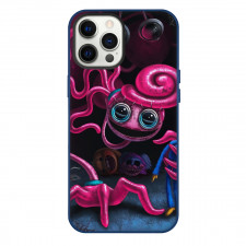 Poppy Play Time Phone Case For iPhone Samsung Galaxy Pixel OnePlus Vivo Xiaomi Asus Sony Motorola Nokia - Mommy Long Legs And Huggy Wuggy Creepy Smile Poster