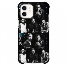 Backstreet Boys Phone Case For iPhone Samsung Galaxy Pixel OnePlus Vivo Xiaomi Asus Sony Motorola Nokia - Backstreet Boys Grayscale Portrait With Singnature Poster