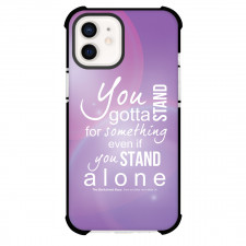 Backstreet Boys Phone Case For iPhone Samsung Galaxy Pixel OnePlus Vivo Xiaomi Asus Sony Motorola Nokia - Backstreet Boys Quote You Gotta Stand Purple Poster