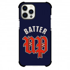 Baby Monster Phone Case For iPhone Samsung Galaxy Pixel OnePlus Vivo Xiaomi Asus Sony Motorola Nokia - Batter Up Logo Red Blue